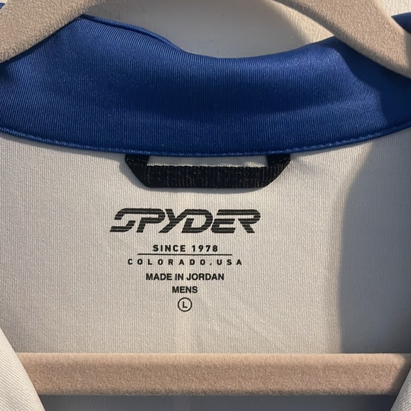 Spyder‎ Blue Geometric Long Sleeve Top - Picture 2 of 4